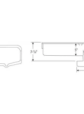 Moroso Wet Sump 6qt 9in Steel Oil Pan Pre-80 Chevrolet Small Block w/Driver Side Dipstick                                     - 20211 - Image 2