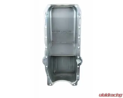 Moroso Wet Sump 6qt 9in Steel Oil Pan Chevrolet SBC w/1 Piece Rear Main Seal 1986+ - 20212