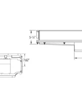 Moroso Wet Sump 6-7qt 8in Aluminum Oil Pan Chevrolet BBC Mark IV w/Double Power Kick Outs                                     - 20376 - Image 2