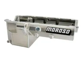 Moroso Wet Sump 6-7qt 8in Aluminum Oil Pan Chevrolet BBC Mark IV w/Double Power Kick Outs