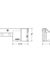Moroso Wet Sump 6-7qt 8in Aluminum Oil Pan Chevrolet BBC Mark IV w/Double Power Kick Outs                                     - 20385 - Image 2