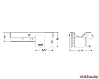 Moroso Wet Sump 6-7qt 8in Aluminum Oil Pan Chevrolet BBC Mark IV w/Double Power Kick Outs - 20385