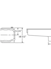 Moroso Chevrolet Big Block Mark IV Kicked Out Wet Sump 6qt 8in Steel Oil Pan                                     - 20401 - Image 2