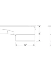 Moroso Chevrolet Big Block Mark IV Stroker Wet Sump 6.5qt 8in Steel Oil Pan                                     - 20408 - Image 2