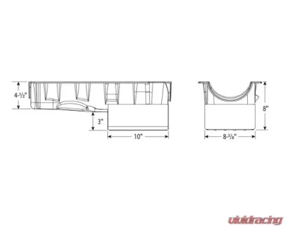 Moroso Chevrolet Big Block Gen 5/6 Wet Sump 6.5qt 8in Steel Oil Pan - 20409