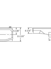 Moroso Chevrolet Big Block Gen 5/6/GM A Body Kicked Out Wet Sump 6qt 8in Steel Oil Pan                                     - 20411 - Image 2