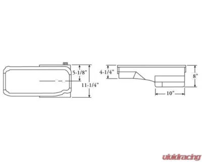 Moroso Chevrolet Big Block Gen 5/6/GM A Body Kicked Out Wet Sump 6qt 8in Steel Oil Pan - 20411