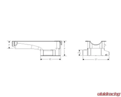Moroso Chevrolet Big Block Mark IV/GM A Body Road Race Baffled Wet Sump 6.5qt 8in Steel Oil Pan - 20420