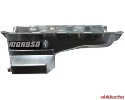 Moroso Chevrolet Big Block Mark IV/GM A Body Road Race Baffled Wet Sump 6.5qt 8in Steel Oil Pan - 20420