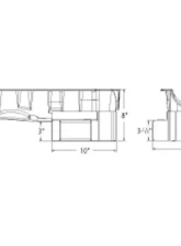 Moroso Chevrolet Big Block Gen 5/6/GM A Body Road Race Baffled Wet Sump 6.5qt 8in Steel Oil Pan                                     - 20421 - Image 2