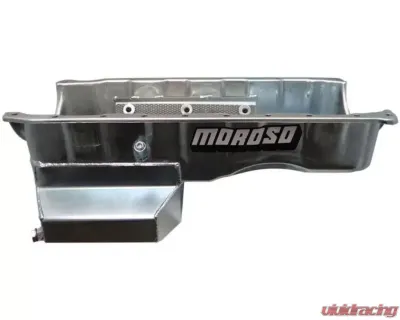 Moroso Chevrolet Big Block Gen 5/6/GM A Body Road Race Baffled Wet Sump 6.5qt 8in Steel Oil Pan - 20421