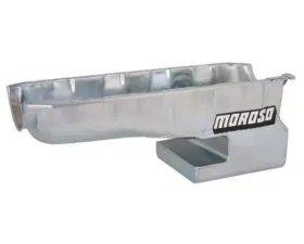 Moroso Chevrolet Big Block Mark IV/Chevrolet II Notched Rear Wet Sump 7qt 9in Steel Oil Pan