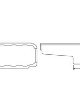 Moroso Chevrolet Big Block Mark IV Deep Wet Sump 7qt 9in Steel Oil Pan                                     - 20451 - Image 2
