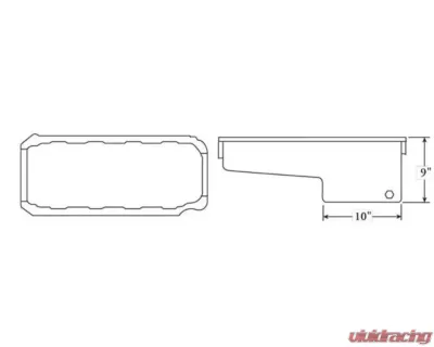 Moroso Chevrolet Big Block Mark IV Deep Wet Sump 7qt 9in Steel Oil Pan - 20451