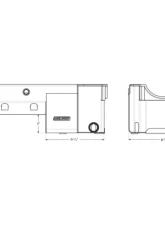 Moroso Wet Sump 6-7qt 8in Aluminum Oil Pan Chevrolet BBC Mark IV w/-16An External Pick Up                                     - 20486 - Image 2