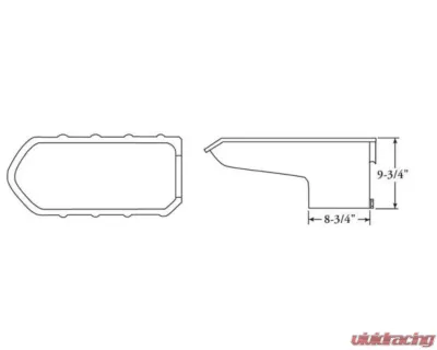 Moroso Extra Deep Wet Sump 8qt 9.75in Steel Oil Pan Pontiac V-8 - 20490
