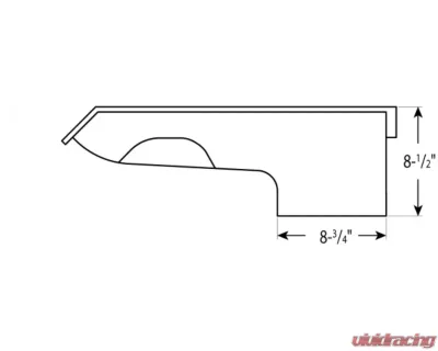 Moroso Deep Wet Sump 7qt 8.5in Steel Oil Pan Pontiac V-8 301-455 - 20500