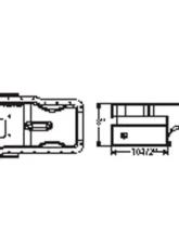 Moroso Kicked Out Road Race Baffled 9qt 8in Steel Oil Pan Ford 351W w/Front Sump                                     - 20501 - Image 2