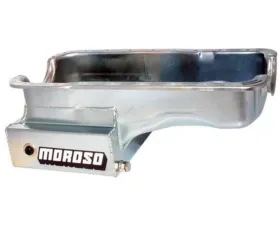 Moroso Kicked Out Road Race Baffled 9qt 8in Steel Oil Pan Ford 351W w/Front Sump
