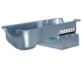 Moroso Kicked Out Wet Sump 7qt 7.5in Steel Oil Pan Ford 289-302 w/Rear Sump