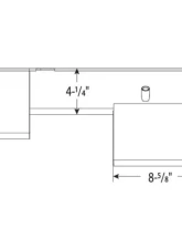 Moroso Deep Wet Sump 7qt 9in Steel Oil Pan Ford 289-302 w/Rear Sump & Billet End Seals                                     - 20511 - Image 2