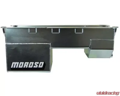 Moroso Extra Deep Wet Sump 7qt 9in Steel Oil Pan Ford 351W w/Rear Sump & Billet End Seals - 20520