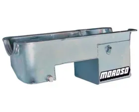 Moroso Extra Deep Wet Sump 7qt 9in Steel Oil Pan Ford 351W w/Rear Sump