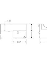 Moroso Power Pouch Wet Sump 7qt 9in Steel Oil Pan Ford 351W w/Rear Sump & Billet End Seals                                     - 20529 - Image 2