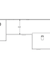 Moroso Power Pouch Wet Sump 7qt 9in Steel Oil Pan Ford 289-302 w/Rear Sump & Billet End Seals                                     - 20528 - Image 2
