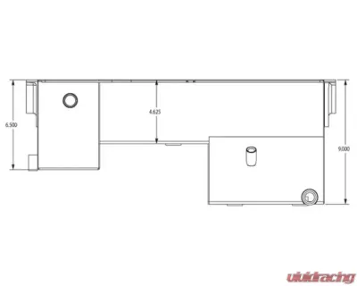 Moroso Power Pouch Wet Sump 7qt 9in Steel Oil Pan Ford 289-302 w/Rear Sump & Billet End Seals - 20528