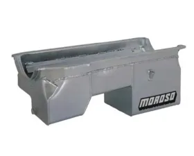 Moroso Wet Sump 8qt 9in Steel Oil Pan Ford 351C/351M/400 w/Rear Sump