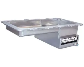 Moroso Drag Race Baffled Wet Sump 7qt 6.5in Aluminum Oil Pan Ford 5.4 Lightning w/Rear Sump