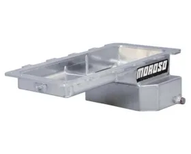Moroso Drag Race Baffled Internal Wet Sump 7qt 6.5in Aluminum Oil Pan Ford 4.6/5.4L w/Rear Sump