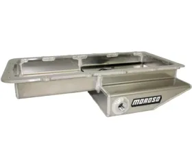 Moroso Road Race Baffled Wet Sump 9.5qt 4.5in Aluminum Oil Pan Ford 5.0 Coyote/Cobra w/Rear Sump