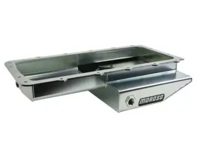 Moroso Road Race Baffled Wet Sump 9.5qt 4.5in Steel Oil Pan Ford 5.0 Coyote/Cobra w/Rear Sump