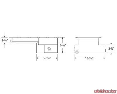 Moroso Drag Race Baffled Wet Sump 9qt Aluminum Oil Pan Ford 5.0 Coyote w/Rear Sump - 20574