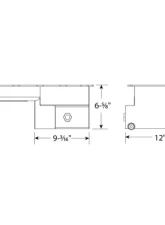 Moroso Drag Race Baffled Wet Sump 7.5qt 6-5/8in Alum. Oil Pan Ford 5.0 Coyote/Fox Swap w/Rear Sump                                     - 20577 - Image 2
