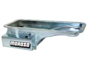 Moroso Kicked Out Road Race Baffled 8qt 6in Steel Oil Pan Ford 352-428 FE w/Front Sump
