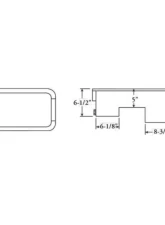 Moroso Wet Sump 7qt 9in Steel Oil Pan Ford 429-460 w/Rear Sump                                     - 20625 - Image 2