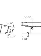 Moroso Acura/Honda K Series Swap Road Race Baffled Extra Capacity 5.5in Steel Oil Pan                                     - 20915 - Image 2
