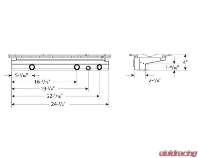 Moroso Toyota 2JZ-GE/2JZ-GTE w/Three -12An Fittings Dry Sump Aluminum Oil Pan - 20938