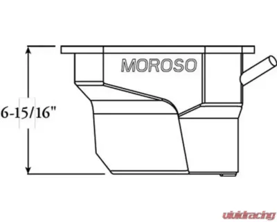 Moroso Subaru EJ20/EJ22/EJ25 Deep Wet Sump 6qt 6-15/16in Aluminum Oil Pan - 20968