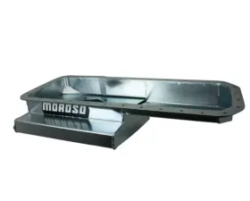 Moroso Datsun/Nissan L24/L26/L28 Road Race Baffled Wet Sump 7qt 6.25in Steel Oil Pan