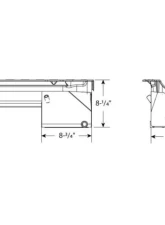 Moroso Pre-80 Chevrolet Small Block/Dart Little M Power Pouch Wet Sump 7qt 8.25in Steel Oil Pan                                     - 21015 - Image 2