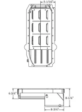 Moroso Pre-85 Chevrolet Small Block/Dart SHP Power Pouch Wet Sump 7qt 8.25in Steel Oil Pan                                     - 21017 - Image 2