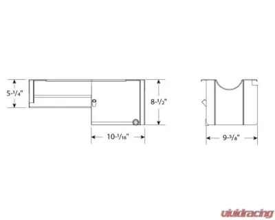 Moroso Wet Sump 7qt 8.25in Steel Oil Pan Dart/Rocket Small Block - 21019