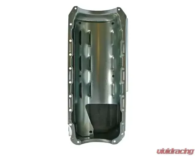 Moroso Chevrolet Big Block Mark IV Drag Race Baffled Power Pouch Wet Sump 6-7qt 8in Steel Oil Pan - 21049