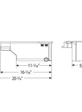 Moroso Deep Drag Race Baffled Wet Sump 6qt 9in Aluminum Oil Pan GM LS F-Body w/-10An Fitting 1993-2002                                     - 21150 - Image 2