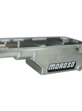 Moroso Deep Drag Race Baffled Wet Sump 6qt 9in Aluminum Oil Pan GM LS F-Body w/-10An Fitting 1993-2002                                     - 21150 - Image 3