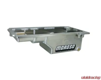 Moroso Deep Drag Race Baffled Wet Sump 6qt 9in Aluminum Oil Pan GM LS F-Body w/-10An Fitting 1993-2002 - 21150